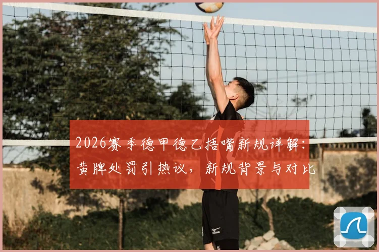 2026赛季德甲德乙捂嘴新规详解：黄牌处罚引热议，新规背景与对比全解析