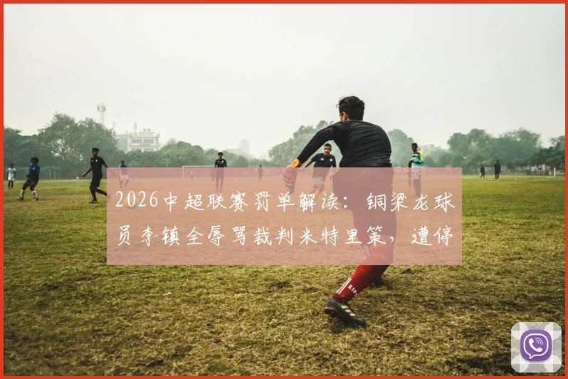 2026中超联赛罚单解读：铜梁龙球员李镇全辱骂裁判米特里策，遭停赛2场+罚款2万，职业球员赛场纪律警钟再响